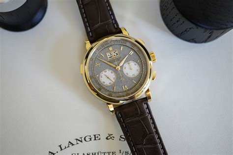 A. Lange & Sӧhne’s Datograph Handwerkskunst Chronograph .